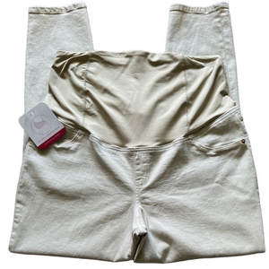 NEW Isabel Maternity Crossover Panel Skinny Jeans Sz. 14‎